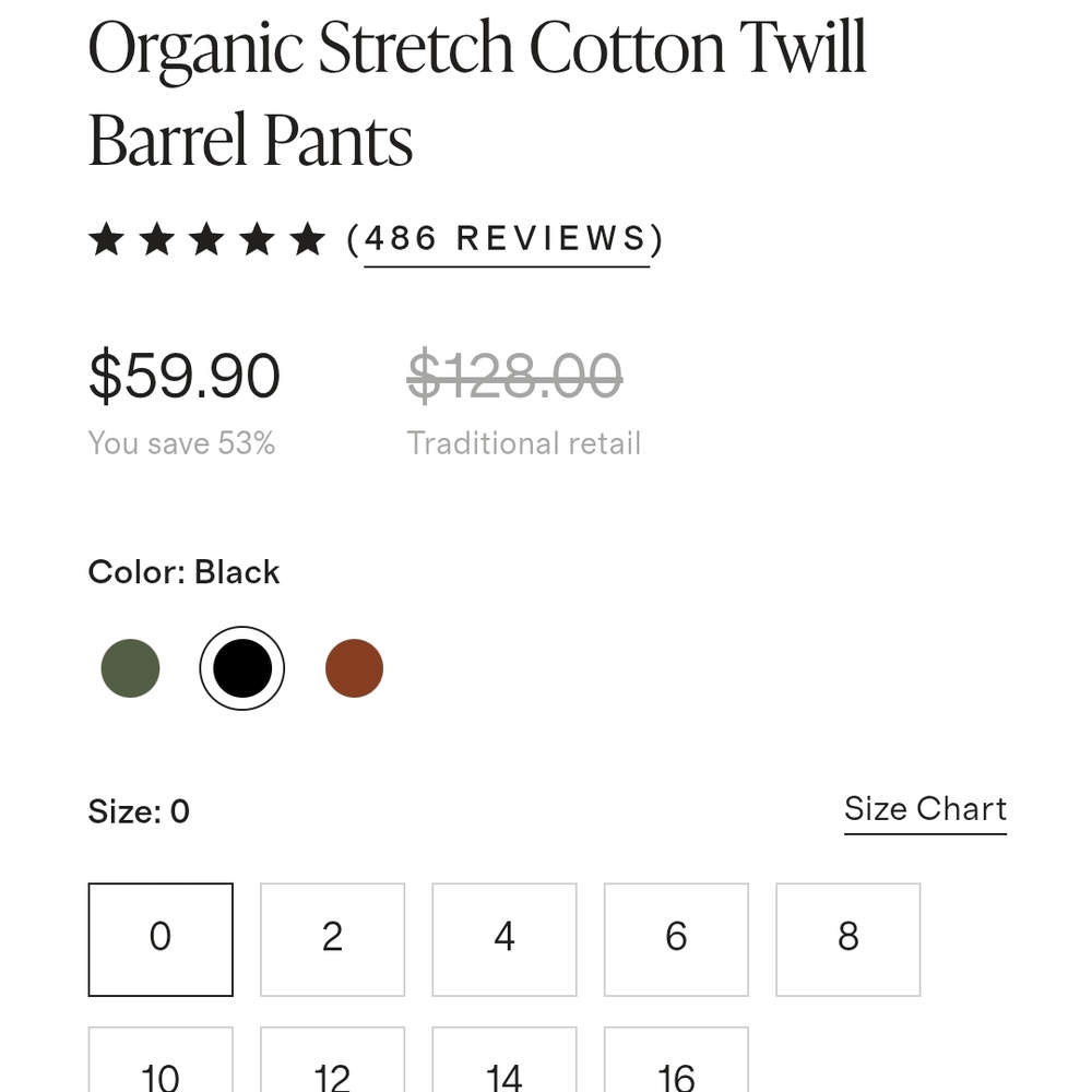 Quince Women's High Rise Jeans in Rust - Picture 2 of 9